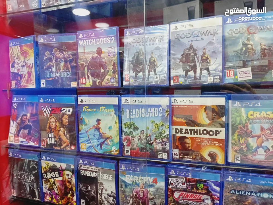 سيديات بلايستيشن فور  و فايف PS4 &PS5 CD.S