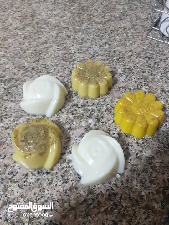 صابون طبيعي  صناعة منزلية شمع معطر