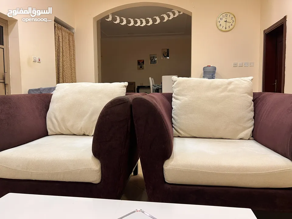 Sofa 7 seats for sale good condition u can wash it  No delivery
