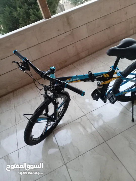 دراجة هوائية من نوع SPORTS INC من طراز SHIMANO جنط 26 باللون الأزرق اقرأ الوصف بدقة قابل للتفاوض