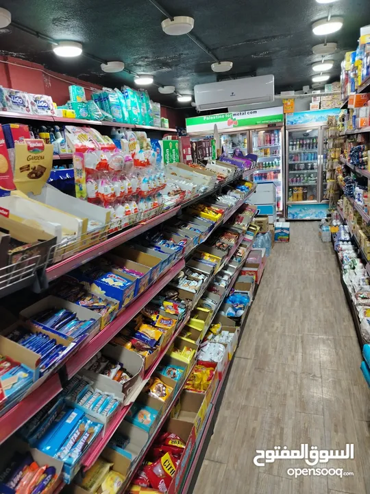 سوبر ماركت للبيع الجبيهه حي الريان مع البضاعة