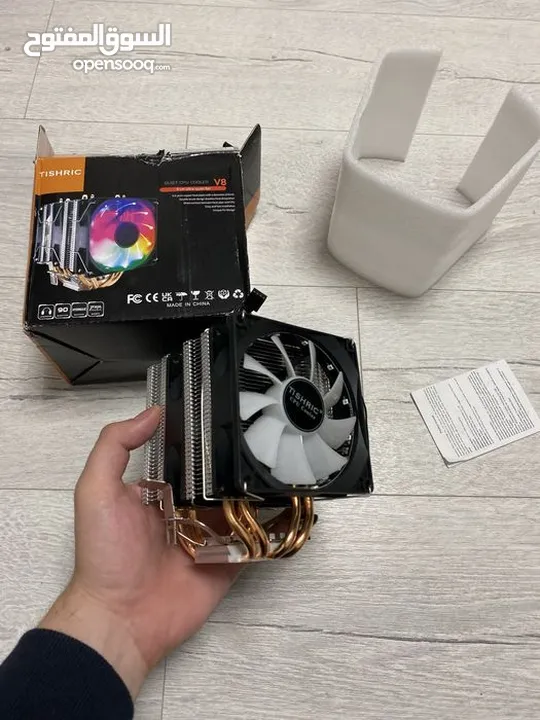 مبرد هوائي TICHRIC مروحتين RGB