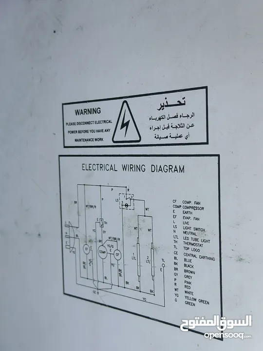 ثلاجة الشركة  بسم الله مشاء الله