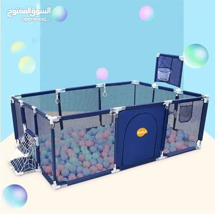 ملعب الأطفال بالحجم السوبر صار متوفر خلي أولادك يعيشوا المتعة بأمان ومرح!  سلة ألعاب وكرات الاطفال
