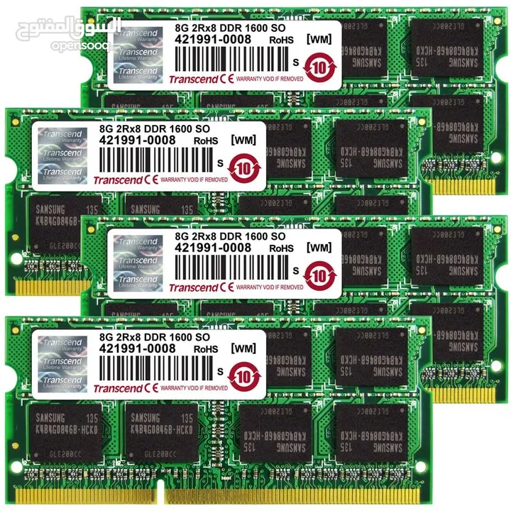pc transcend DDR4 32 GB ram COMPUTER رامات كمبيوتر مكتبي 32 جيجا