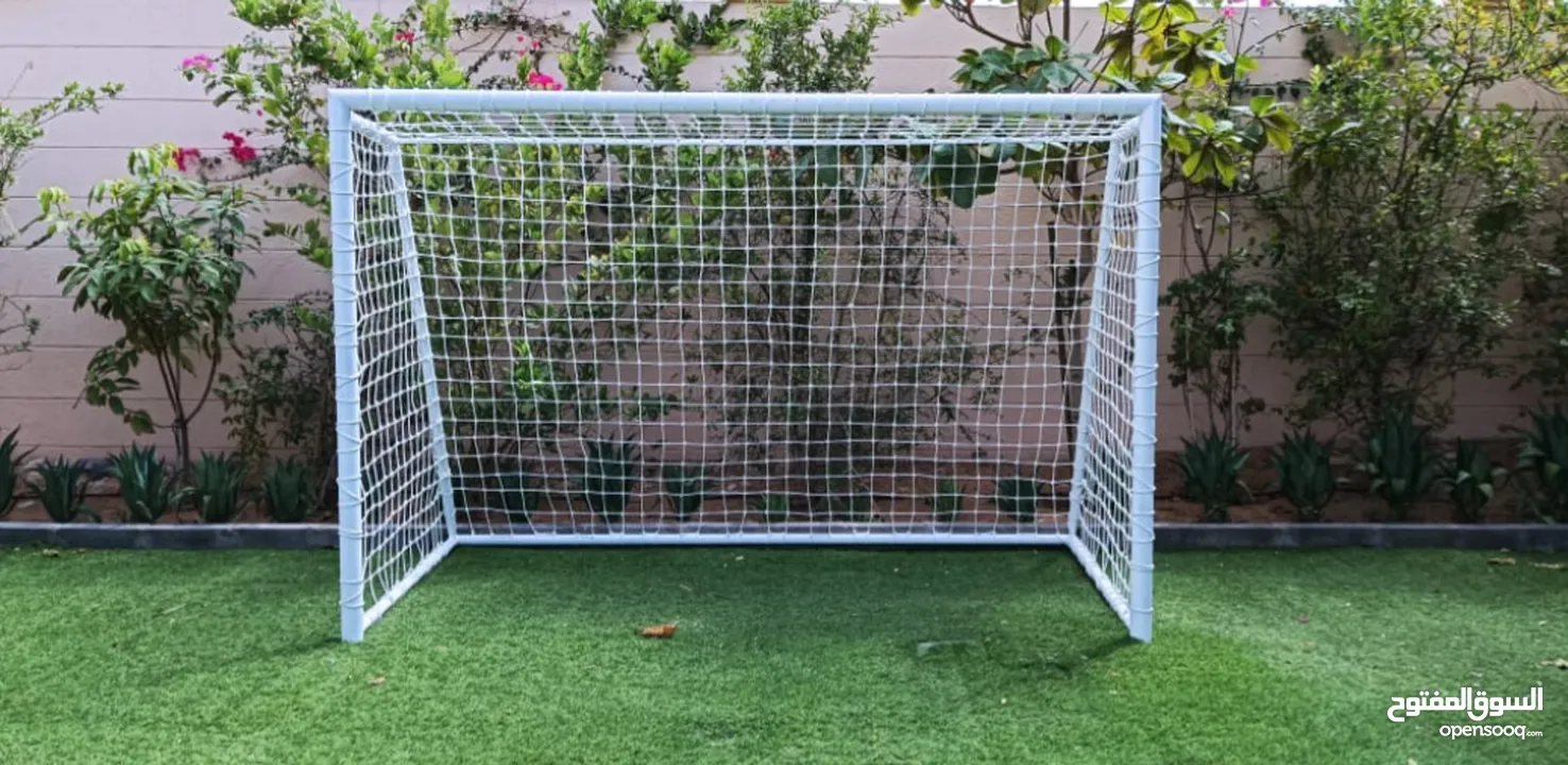 soccer goal post metal 3×2m