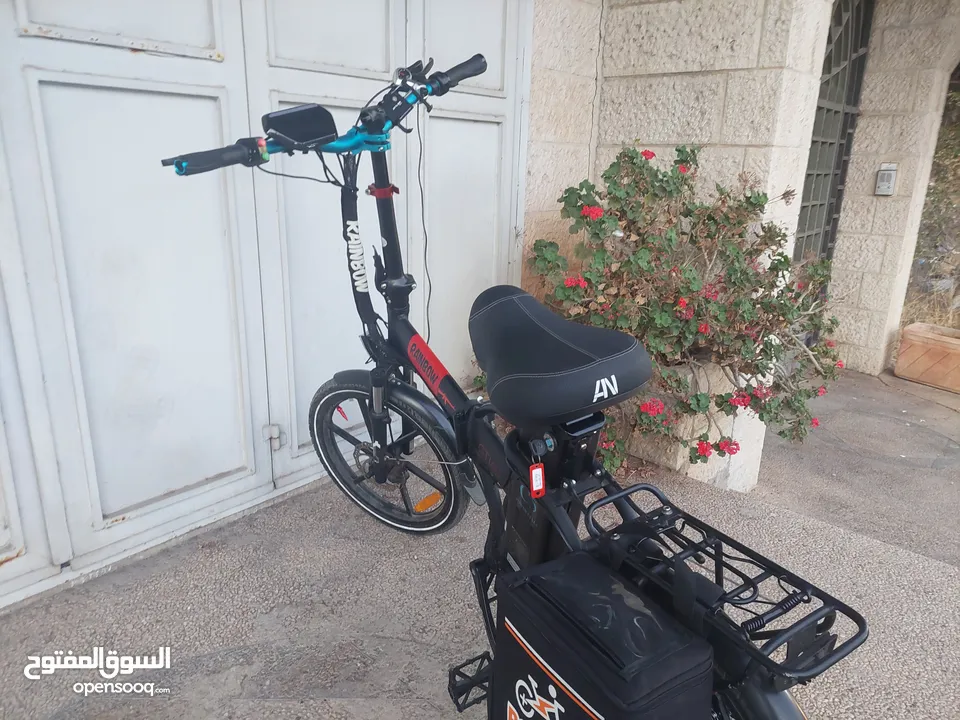 بسكليت كهربا 48 فولت 16 امبير للبيع بسعر مغري في نابلس سرعه 50 صاروخ بالصلاه عل نبي