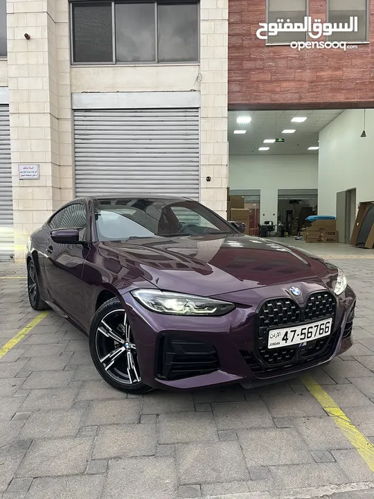 Bmw G22 4 series Coupe 2022  kit M interior/exterior Low Mileage 11000km  وارد.               اوروبي
