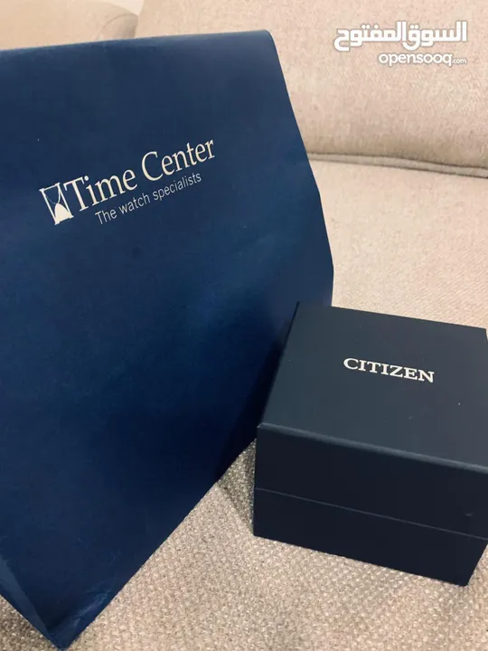 ساعة citizen اصلية جديدة مع كفالة سنتين
