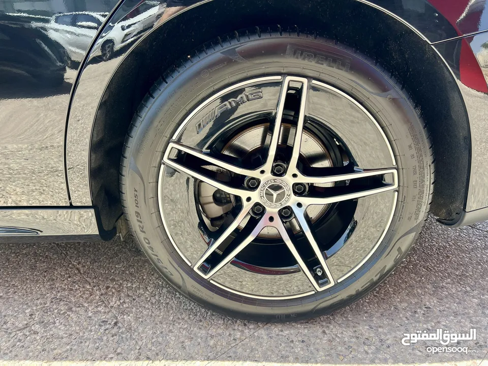 مرسيدس E200 AMG بانوراما كت اسود نايت 2024 الشكل الجديد وارد المانيا بحالة الزيرو مميزة