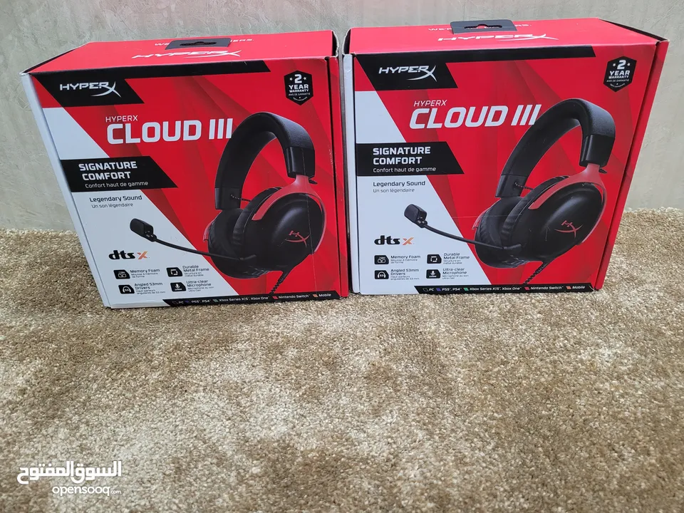 مجموعة سماعات قيمنج hyperx متوفر عدة اصناف