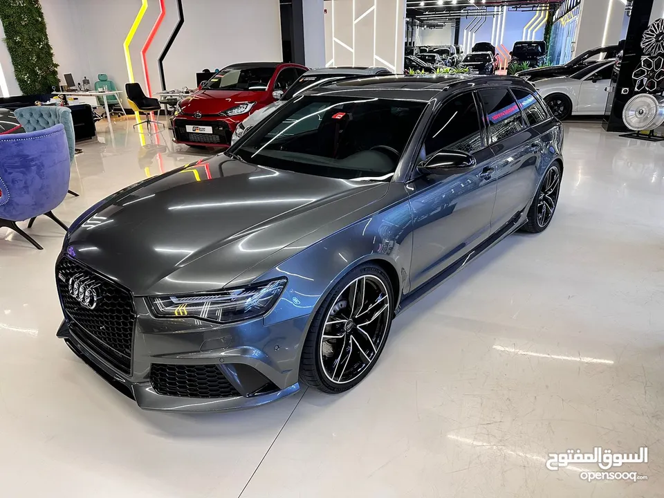 2016 Audi RS6 Station Wagon /GCC/ All Service History at ALNABOODA