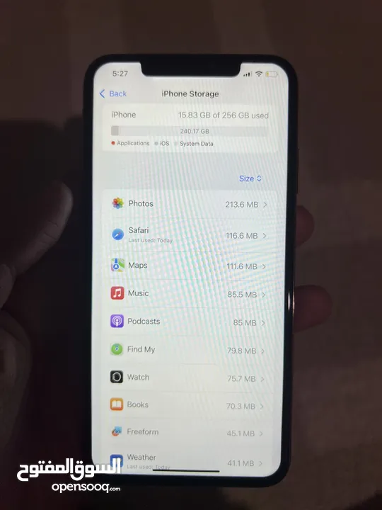 آيفون اكس اس ماكس نظيف - iPhone XS Max 256GB