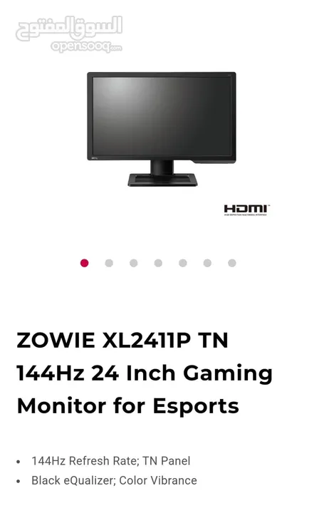 للبيع ZOWIE XL2411P TN 144Hz 24 Inch