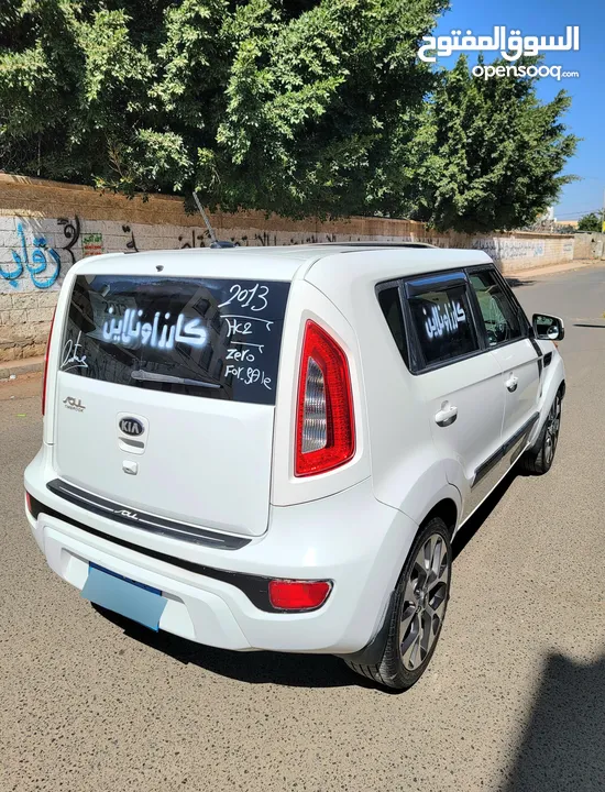 وووصل الجديد KIA SOUL 2013كيا سول فل ابشن راقم واحد وارررد لم تستخدام في اليمن