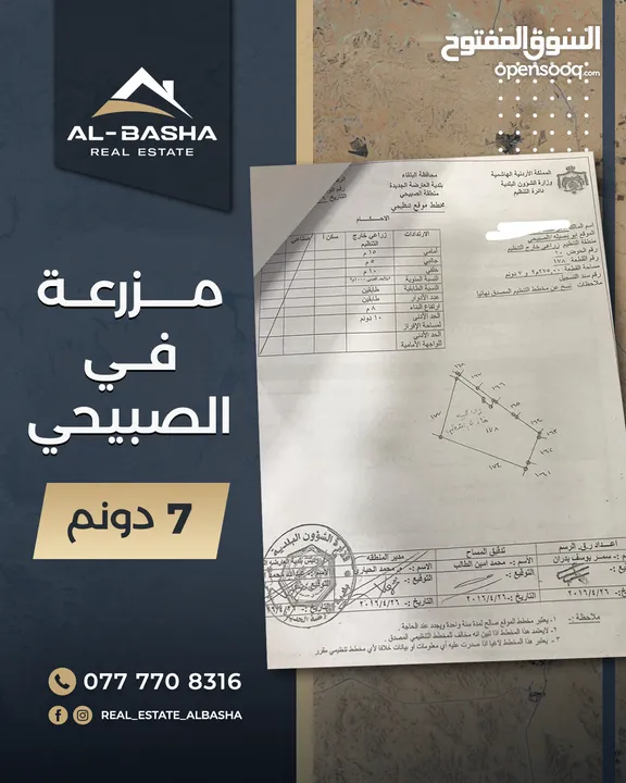 مزرعة في السلط الصبيحي مميزة مع سعر مميز مباشرة مع المالك
