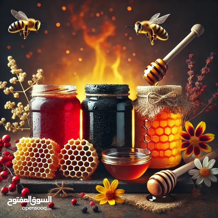 عسل طبيعي 100% وجميع منتجات النحل  مؤسسة كاشور  للعسل الطبيعية