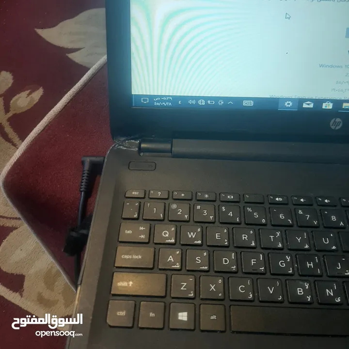 لابتوب hp حجم كبير بدون مشاكل نقرات خفيفة في الإطار شغال فحص i3 جيل خامس مع شاحن فقط رقم تحت