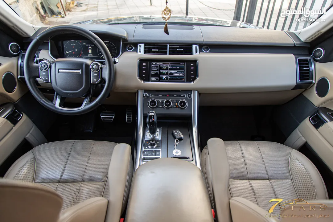 Range Rover Sport 2015 hse black edition   السيارة وارد الشركة