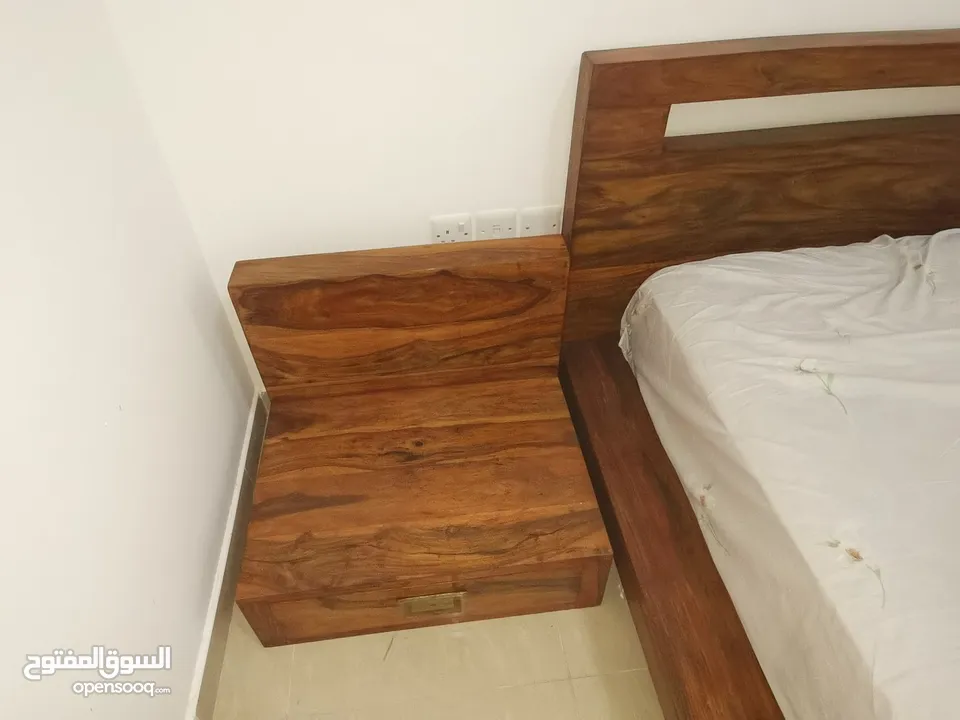 Marina solid wood bed set for 2500AED