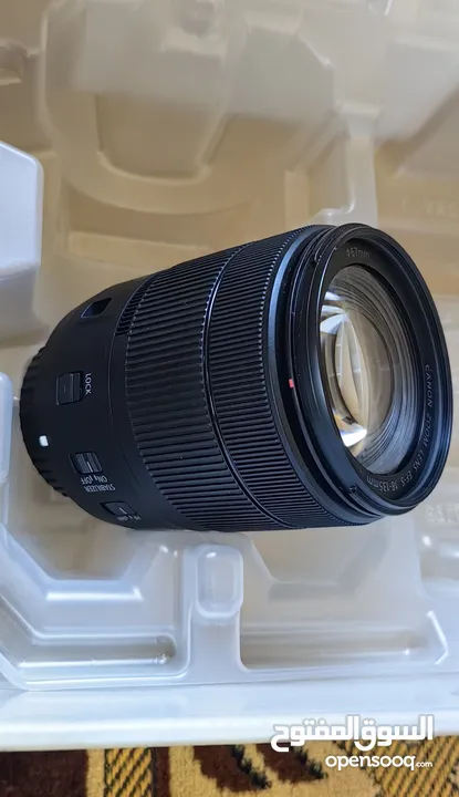 عدسة  CANON الشاملة 18 135 nano usm  مع stbilizer جديدة  وبسعر مناسب