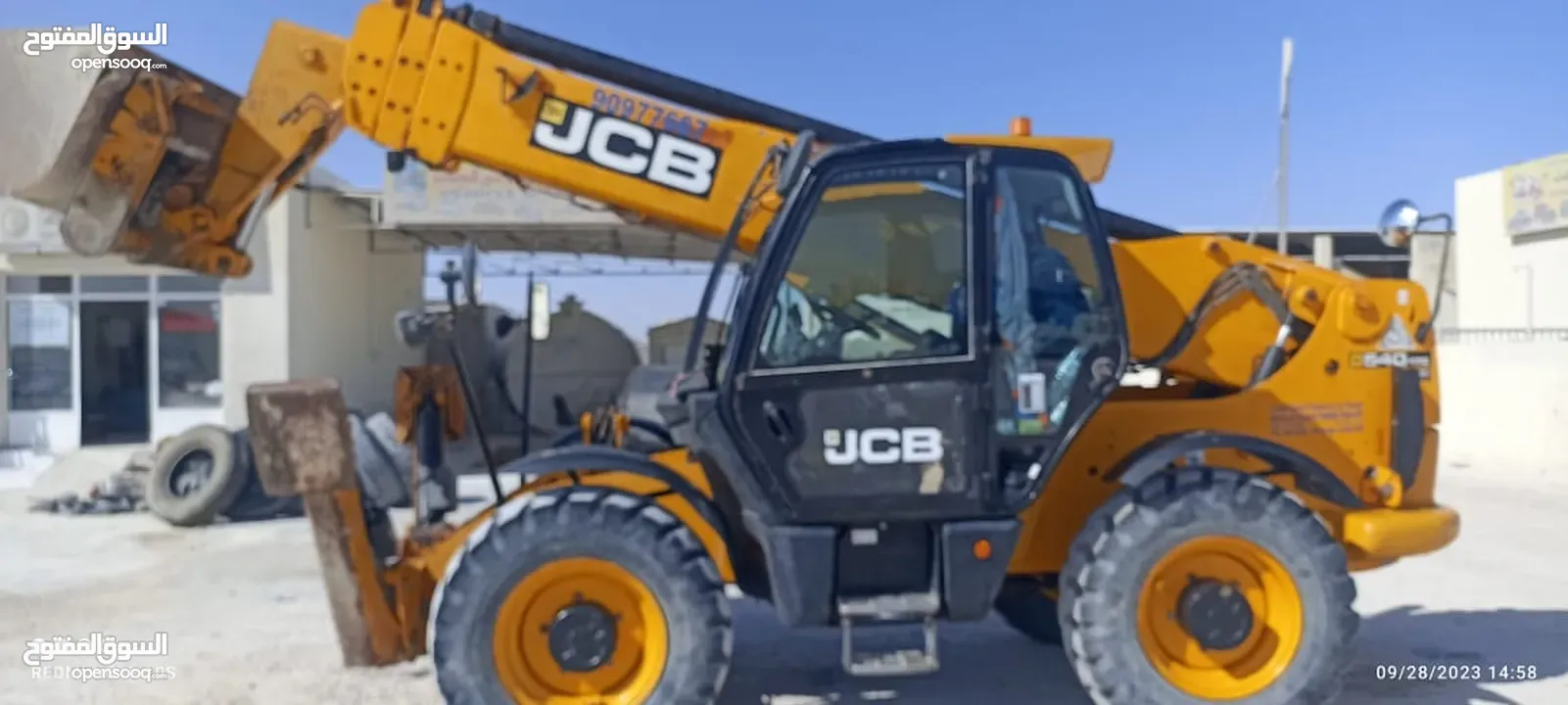 JCB Boom loader 2015 model for sale with monthly rental work