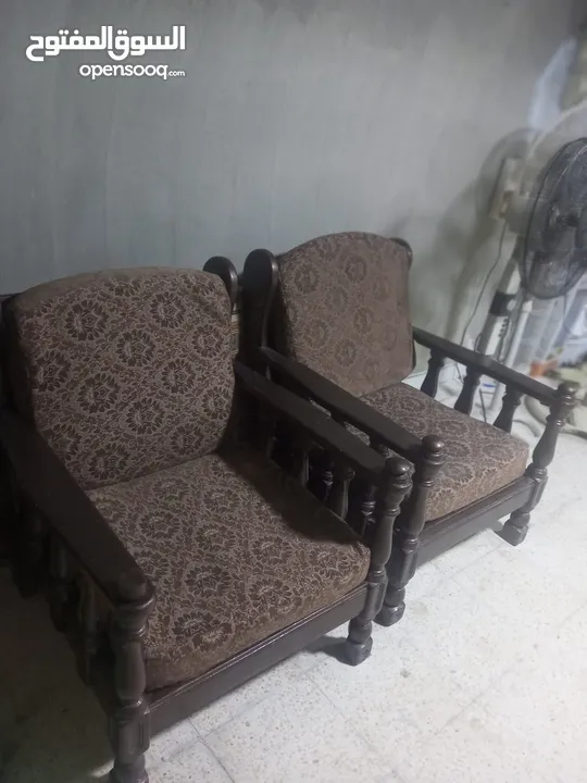 طقم مورس 7 مقاعد مع 14 حبه اسفنج