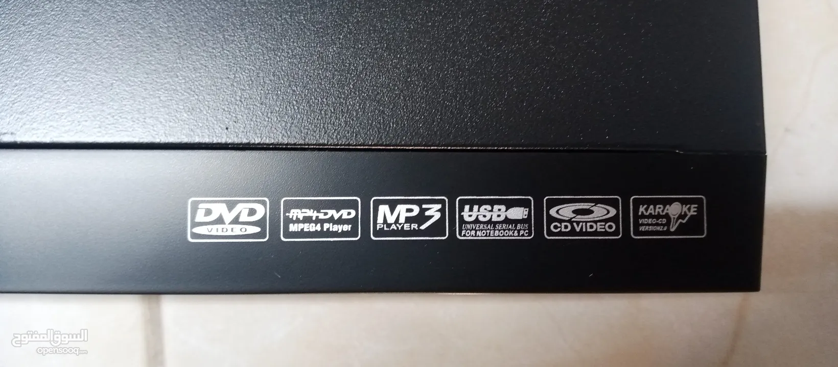 مشغل دي في دي DVD حديث نوع Olsenmark شاشة تحكم ريموت مخارج HDML MP3  و USB