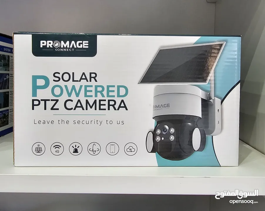 الماركة الشهيرة ( PROMAGE  ) من كاميرات الطاقة الشمسية  .