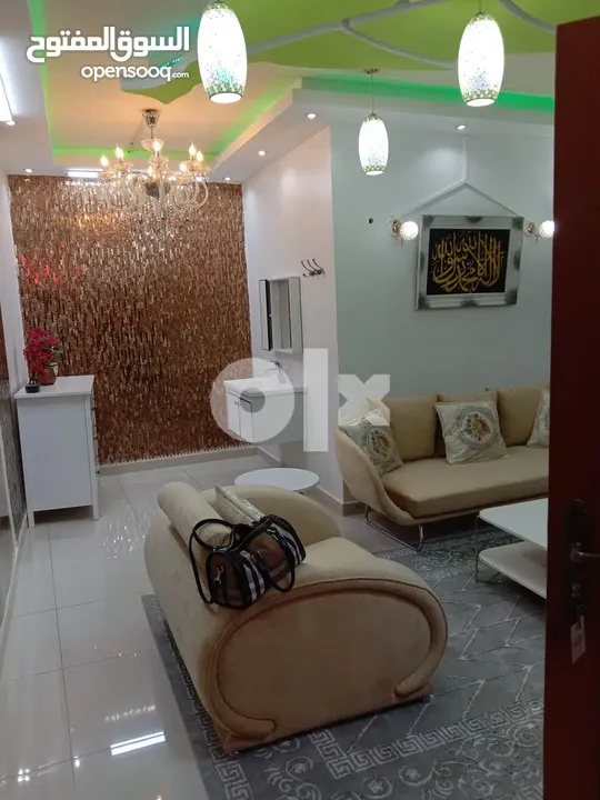 twon house for rent  fully furnished in sharady  seeb