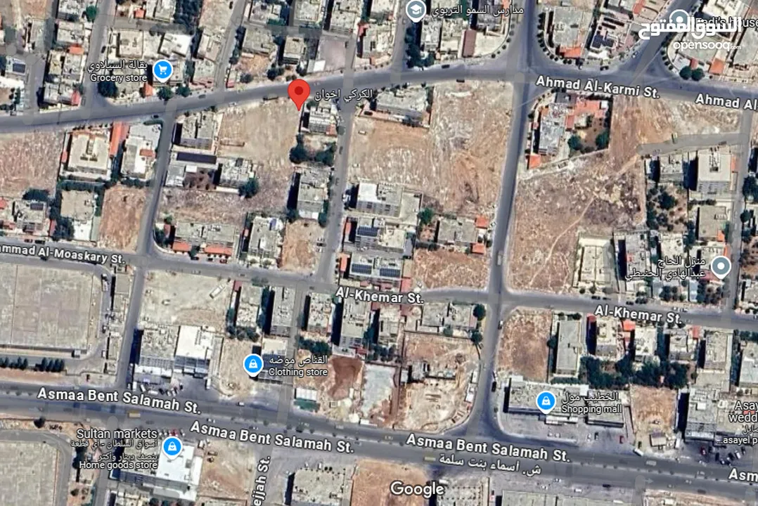 ارض للبيع في منطقه ابو علندا - سكنيه - مساحه 676 متر - شارع ضيف الله الحنيطي - خلف الخطيب مول