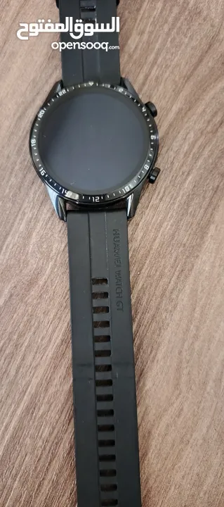 سماعة وساعة هواوي الاصليه لون اسود huawei freebids 4i huawei smart watch gt 2