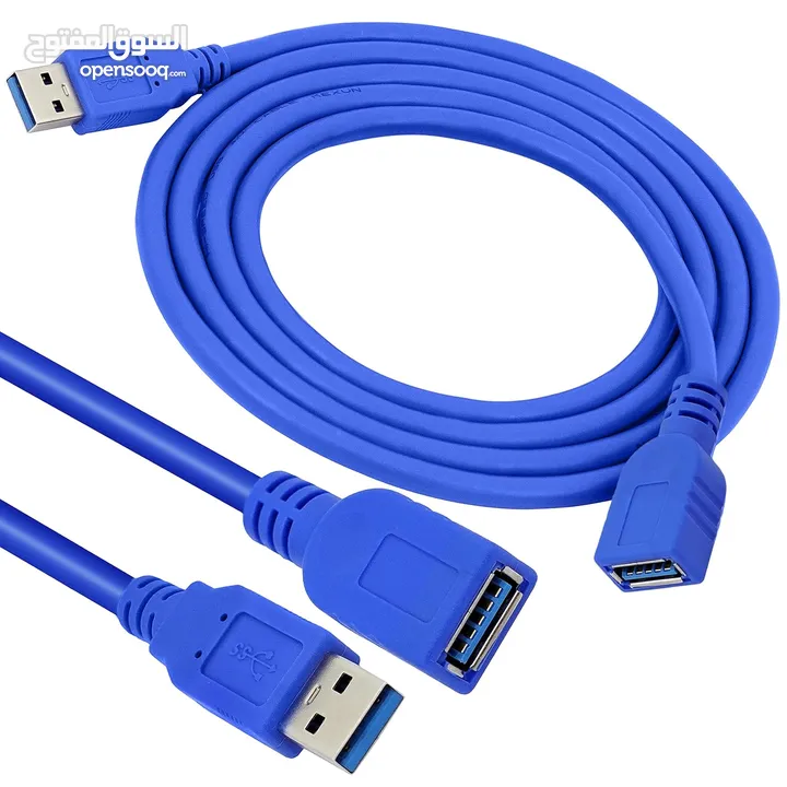 تطويلة كيبل يو اس بي عدة قياسات USB extension cable
