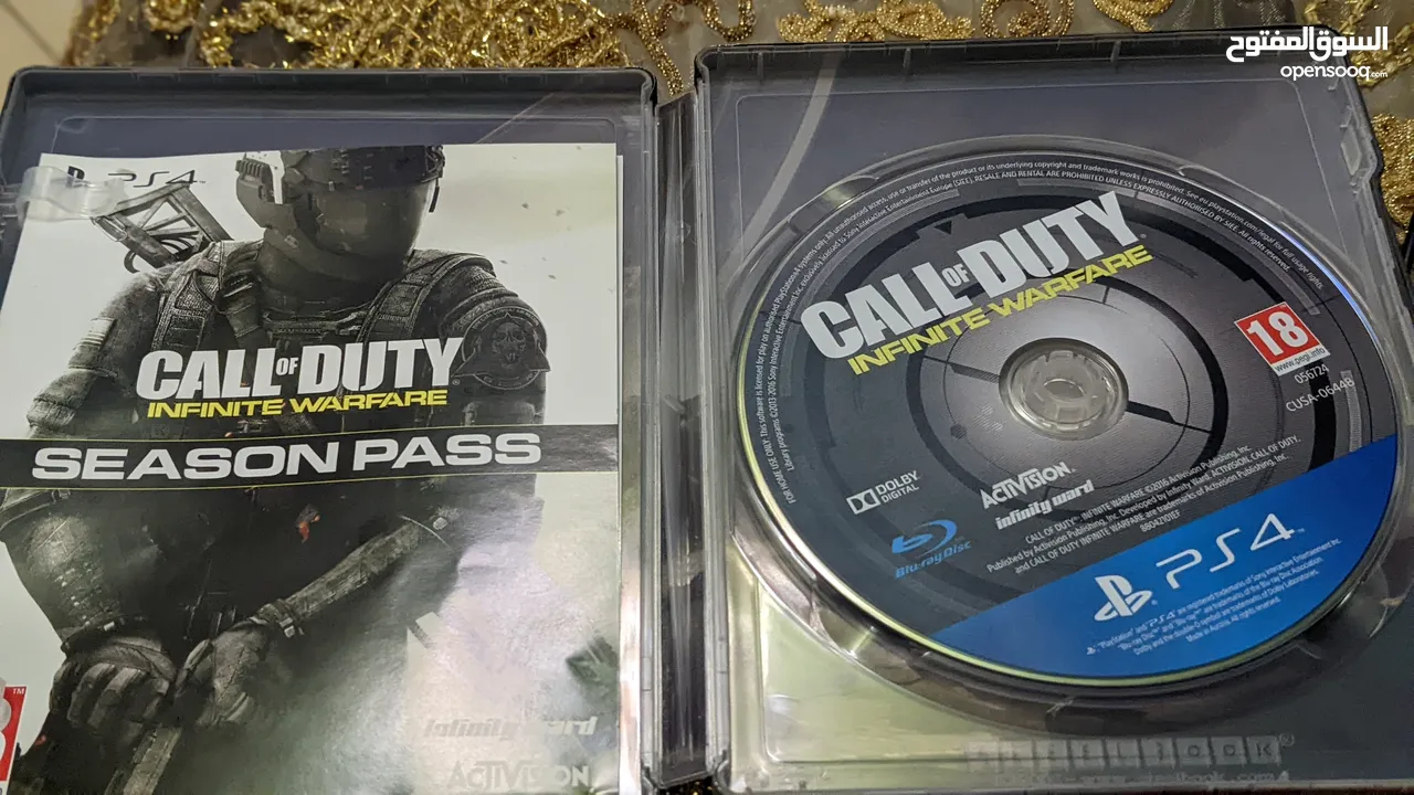 Call of duty infinte warfare ps4 Steelbook/استيل بوك نسخة خاصة