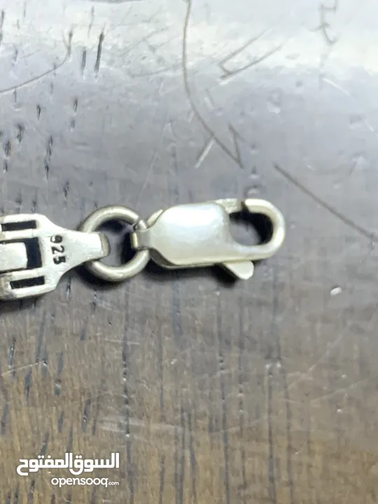 إسوارة روليكس فضة ‏Silver Rolex bracelet