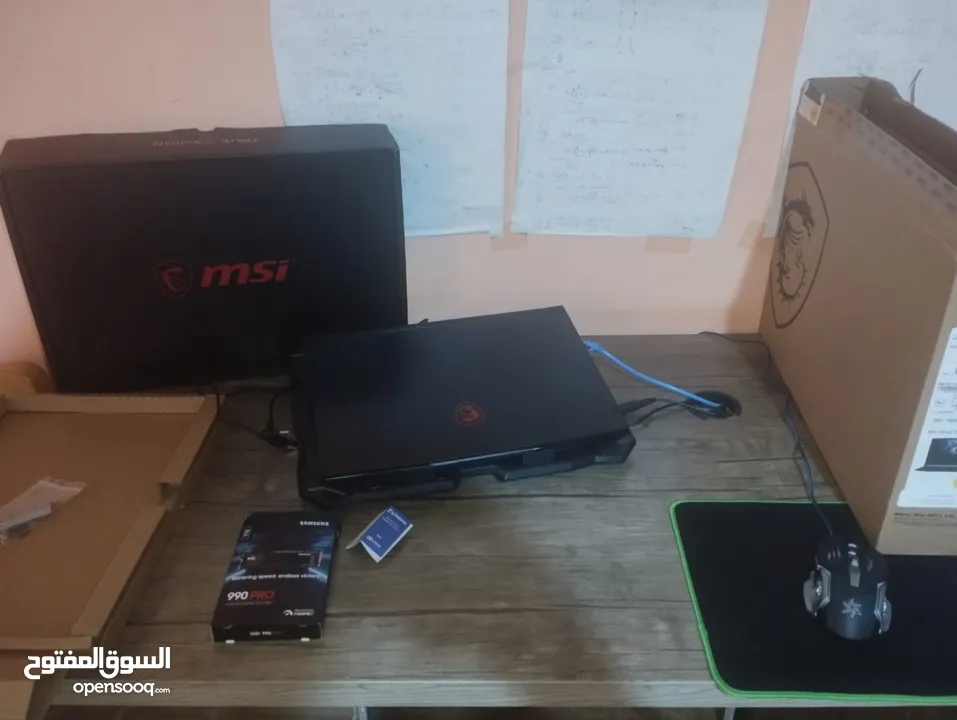 MSI GF63 11SC GAMING Laptop(Customized) يوجد ست اسعار كل سعر مساحات وسرعات مختلفة  بقعد معك طول عمرك