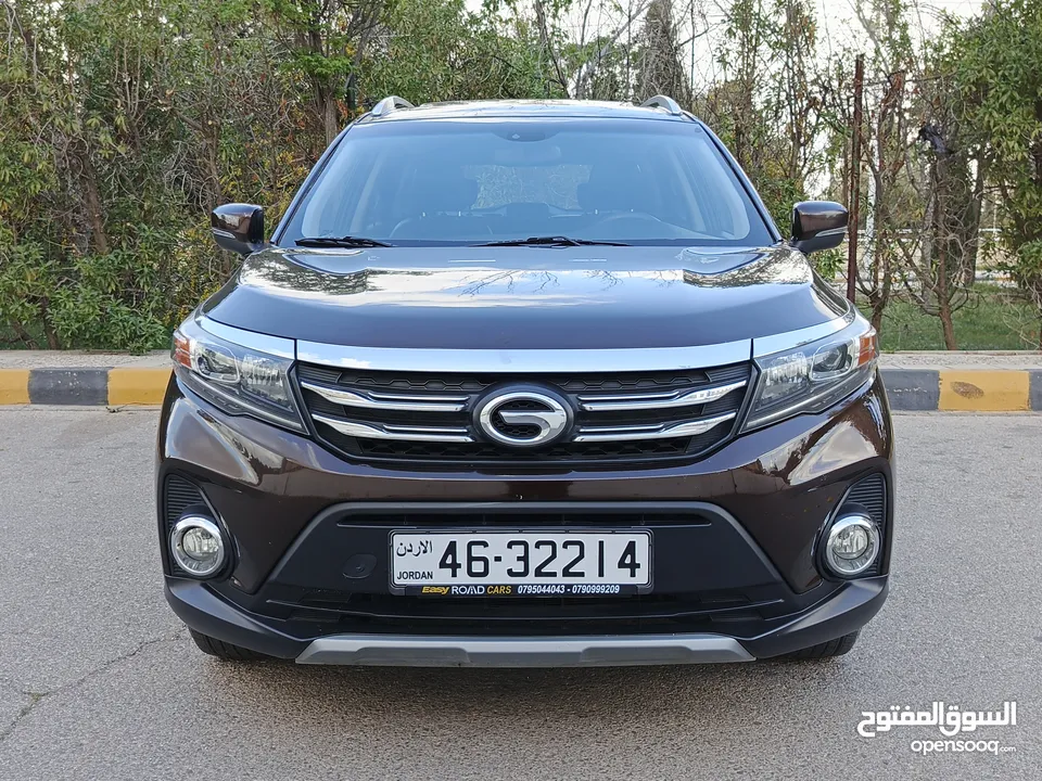 GAC GS3 جاك  موديل 2022 فحص كامل7 جيد ماشية ك 6  الف كيلو غرفة لون بني بحالة الوكالة محرك 1500 cc تي