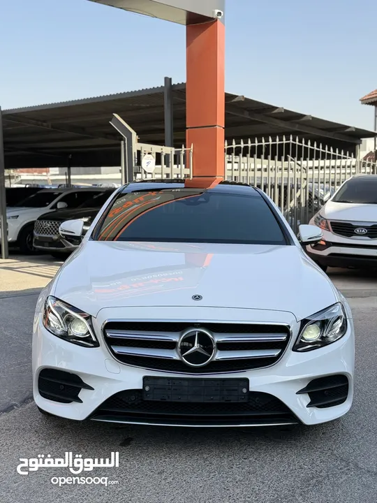 مرسيدس E350 2020 AMG فحص كامل فل اضافات اعلى صنف وارد المانيا ممشى قليل بحالة الوكالة
