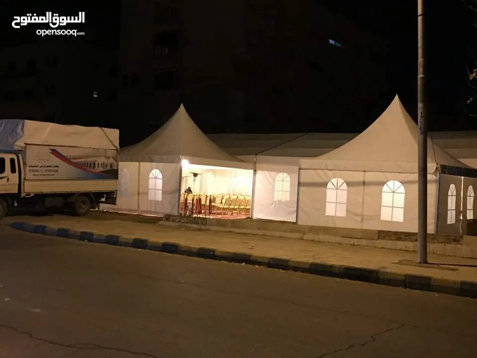 تاجير خيم تاجير كراسي تأجير شاشات تأجير طاولات تنظيم الاعراس والمناسبات والمؤتمرات تأجير dj اضاءة
