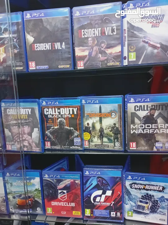 سيديات بلايستيشن فور  و فايف PS4 &PS5 CD.S