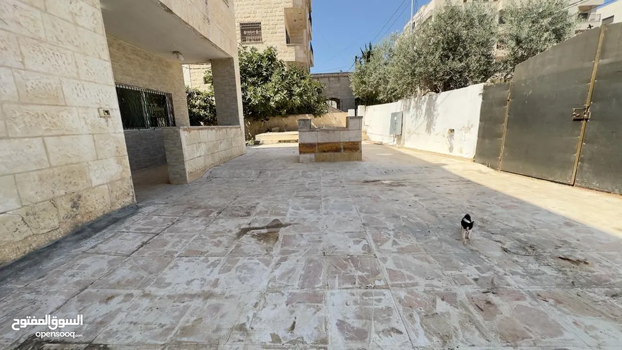 شقة جديدة فخمة مفروشة طابق ارضي للايجار وساخة دوار صحارى