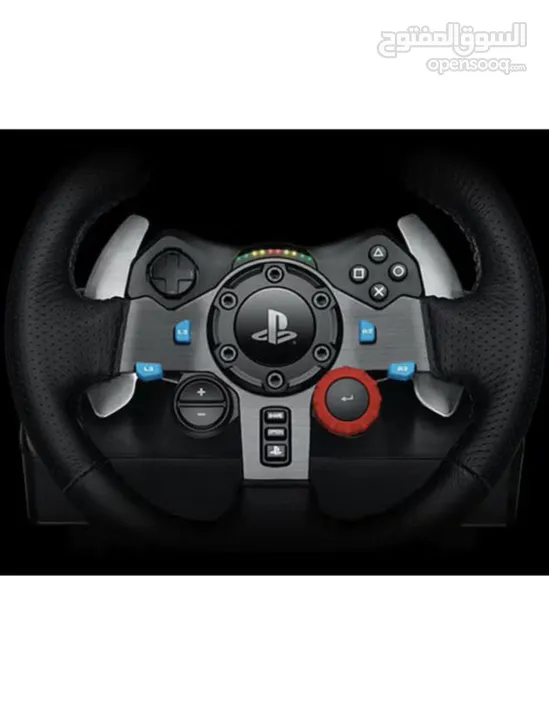 عجلة + ناقل حركة لألعاب السباق من مجموعة درايفينج فورس G29 يشتغل على pc +ps3+ps4 ps5
