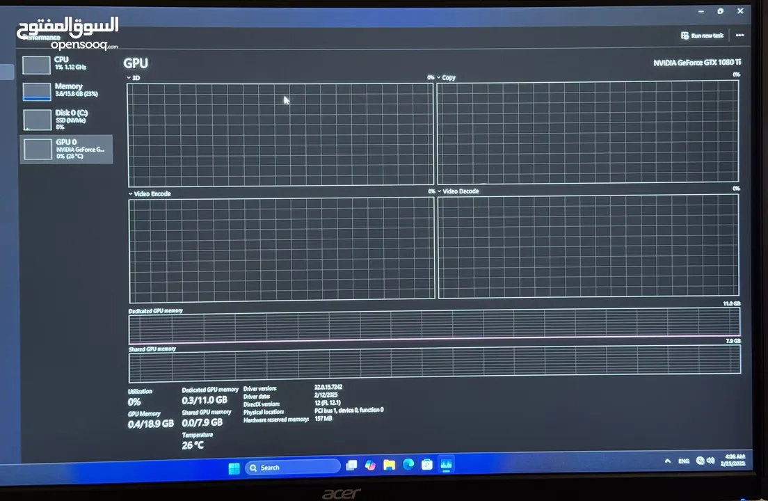 Pc gaming 1080 ti i5-12400f