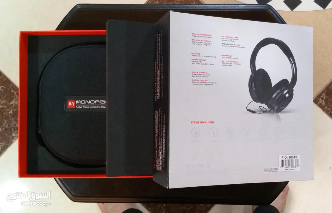 Monoprice Noise Cancelling Headphones سماعة اصلية عازلة للصوت وارد امريكا