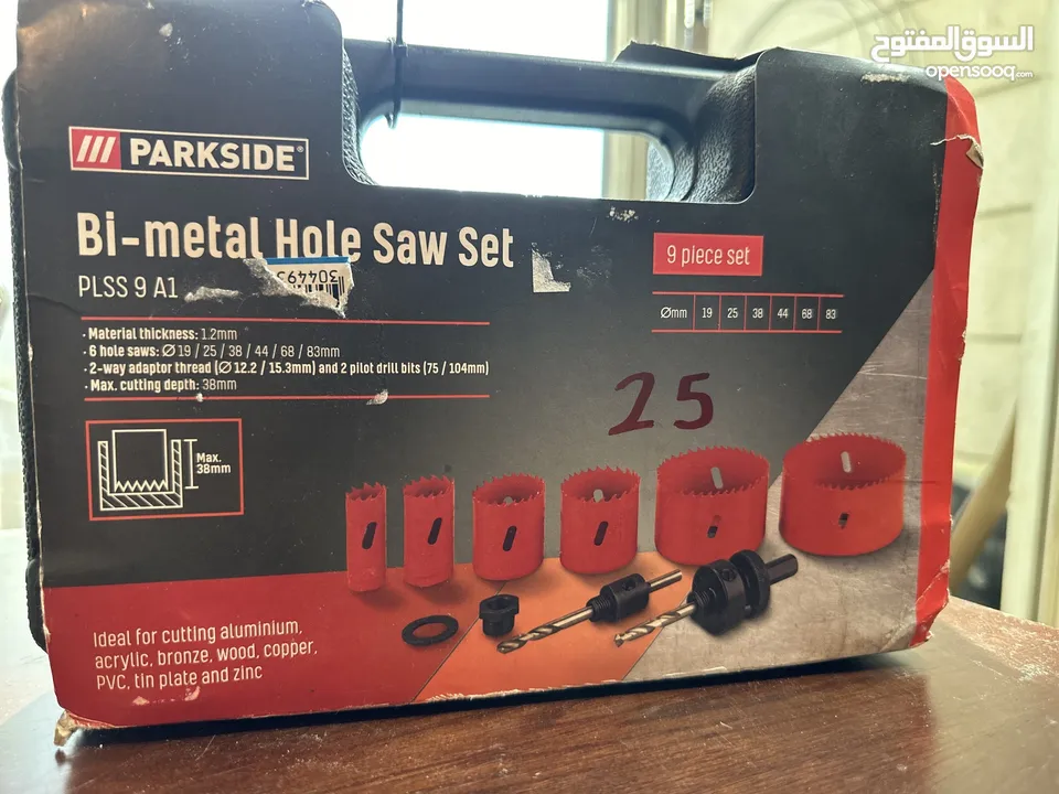 عدد يدوية وارد أوروبي بحال الوكالة للبيع بسعر مغري DEWALT BOSCH PARKSIDE and DREMEL
