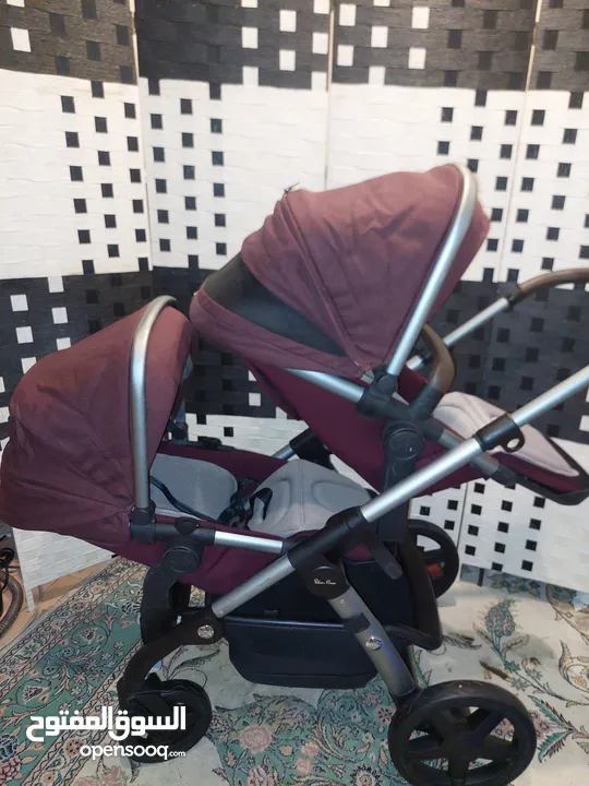 silver cross stroller double mg alloy