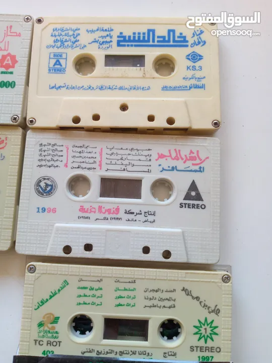 اشرطة كاسيت نسخ اصليه اجنبي وعربي وفرق عالميه أكثر من 1000 شريط اي 3 اشرطه بدينارين