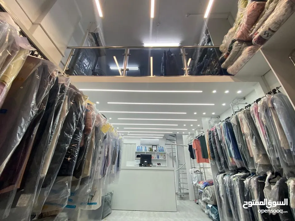 محل دراي كلين مميز ومجهز بالكامل للبيع