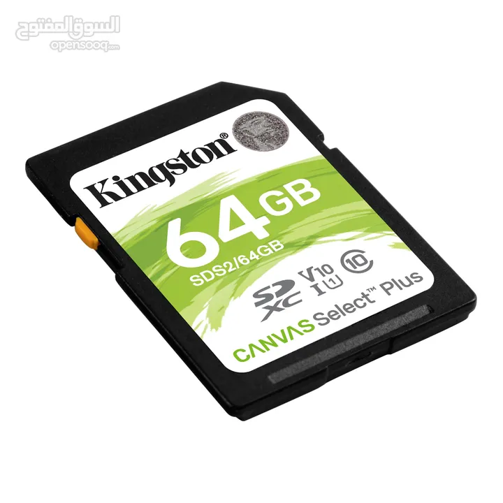 كرت ذاكرة لكميرات التصوير SD CARD 64GB