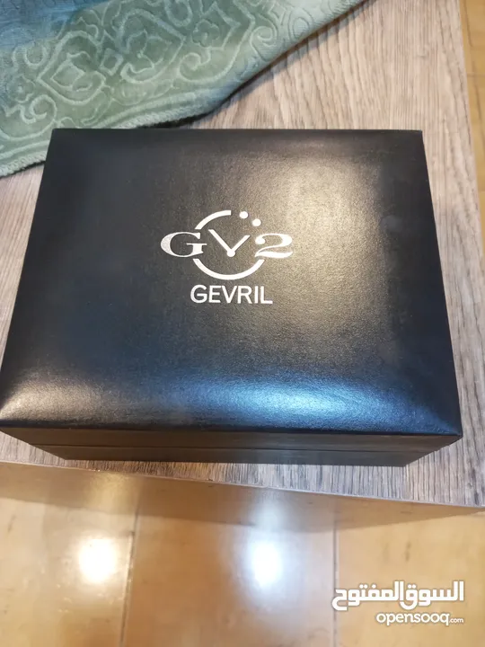 ساعة Gevril نسائية السويسرية – الموديل 11712-525 ساعة فاخرة.. طليه ذهب .. و مرصعه بلالماس الطبيعي